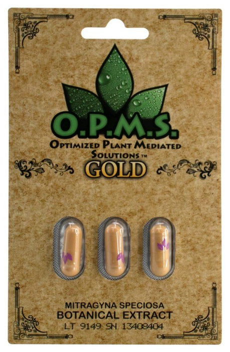 O.P.M.S Gold Extract Capsules - Day N Night | CBD, Kratom, Nootropic, Vape, Smoke, Head Shop