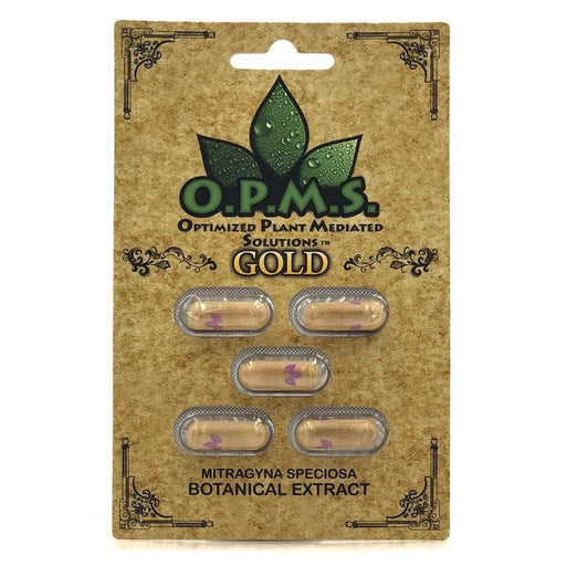 O.P.M.S Gold Extract Capsules - Day N Night | CBD, Kratom, Nootropic, Vape, Smoke, Head Shop