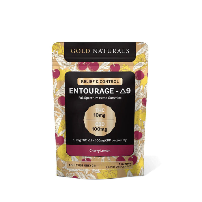 Gold Naturals Entourage D9 Gummies - Day N Night | CBD, Kratom, Nootropic, Vape, Smoke, Head Shop
