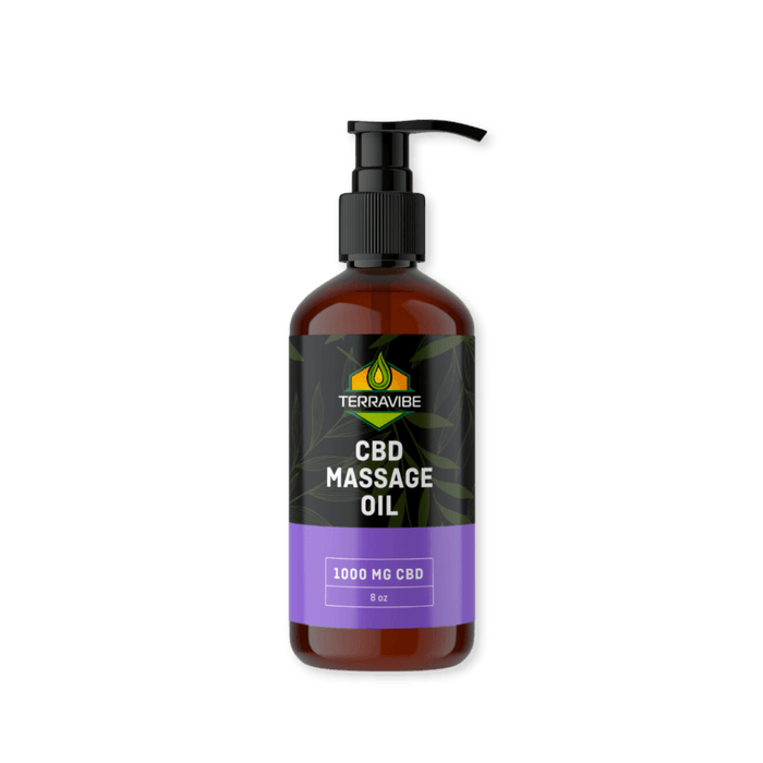 Terravibe CBD Massage Oil - Day N Night | CBD, Kratom, Nootropic, Vape, Smoke, Head Shop