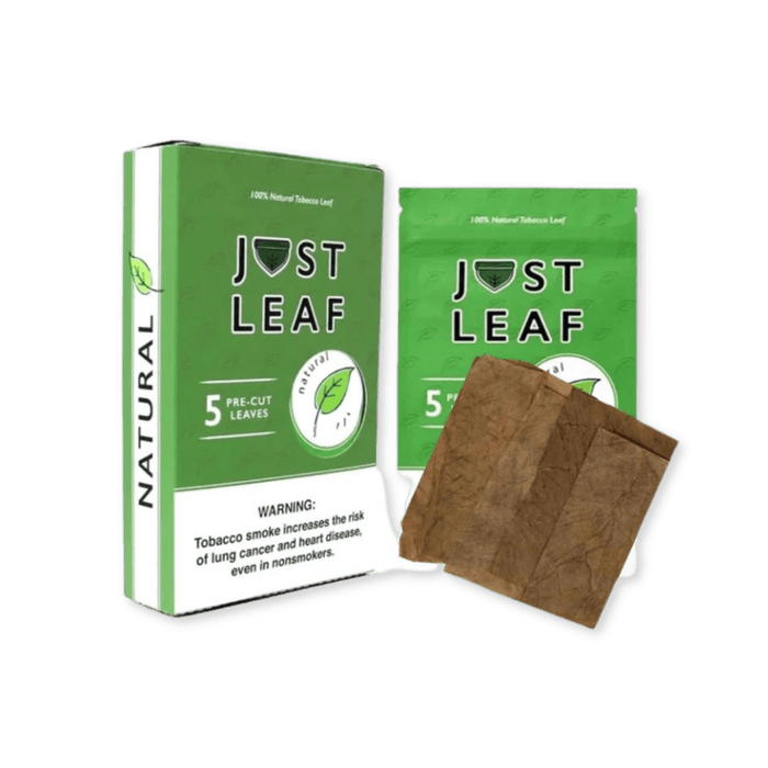 Just Leaf Natural Tobacco Leaf (5 Pack) - Day N Night | CBD, Kratom, Nootropic, Vape, Smoke, Head Shop