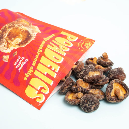 Popadelics Crunchy Mushroom Chips - Day N Night | CBD, Kratom, Nootropic, Vape, Smoke, Head Shop