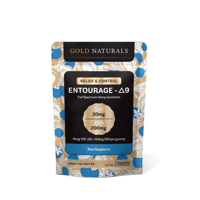 Gold Naturals Entourage D9 Gummies - Day N Night | CBD, Kratom, Nootropic, Vape, Smoke, Head Shop