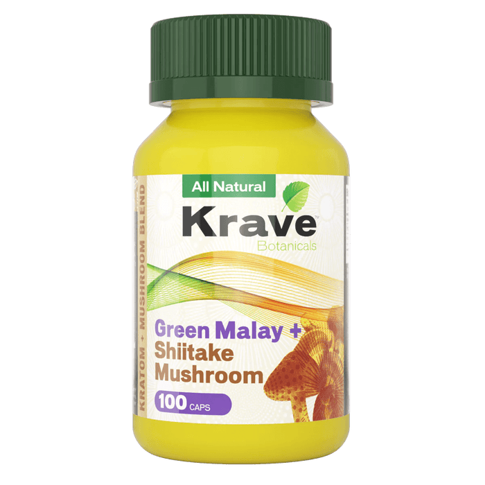 Krave Botanicals Mushroom Blend Capsules - Day N Night | CBD, Kratom, Nootropic, Vape, Smoke, Head Shop