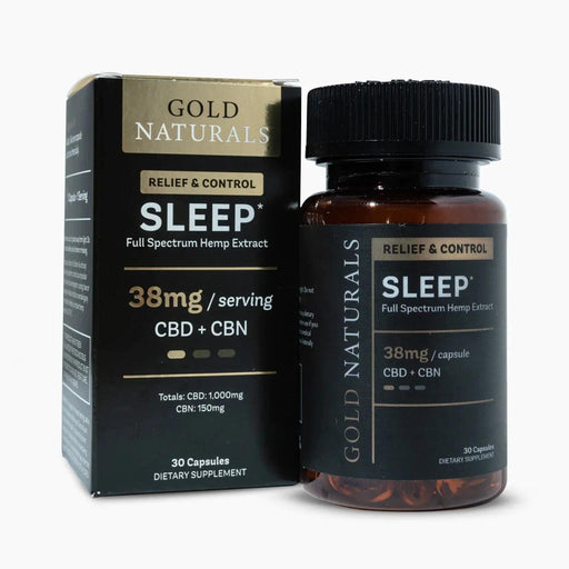 Gold Naturals Relief & Control Capsules - Day N Night | CBD, Kratom, Nootropic, Vape, Smoke, Head Shop