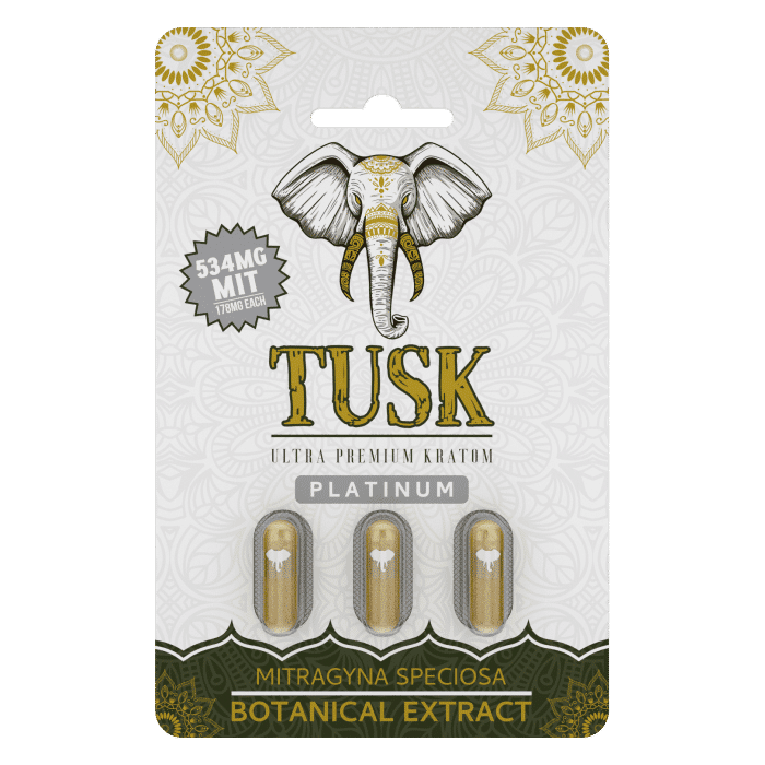 Tusk Kratom Platinum Extract Capsules