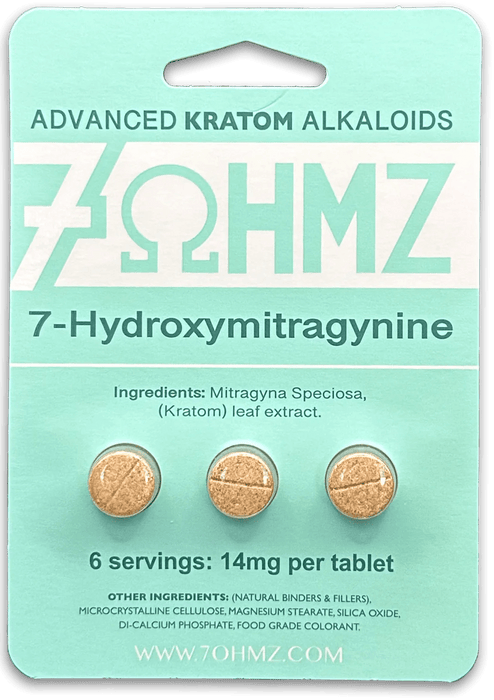 7 OHMZ Kratom Tablets - Day N Night | CBD, Kratom, Nootropic, Vape, Smoke, Head Shop
